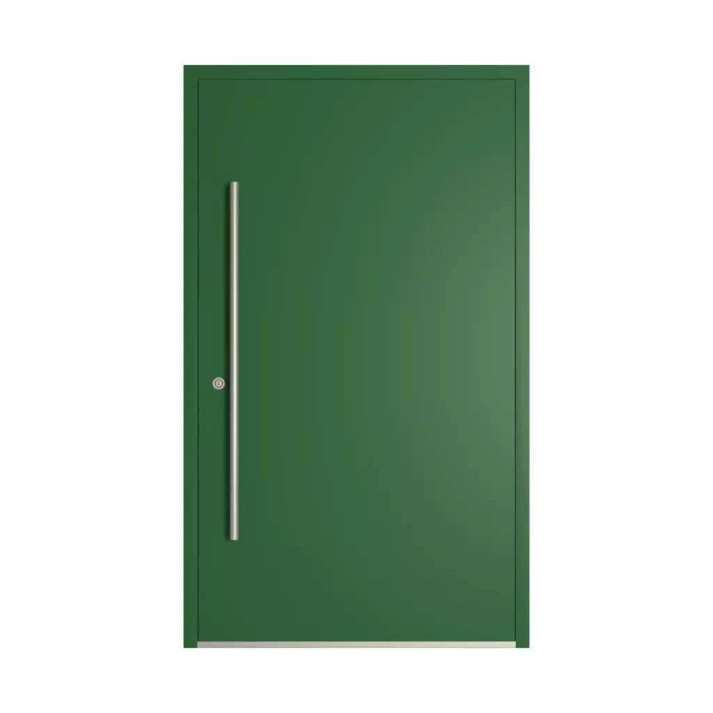 RAL 6002 zielony liściasty drzwi-wejsciowe wypelnienia aluminium pelne