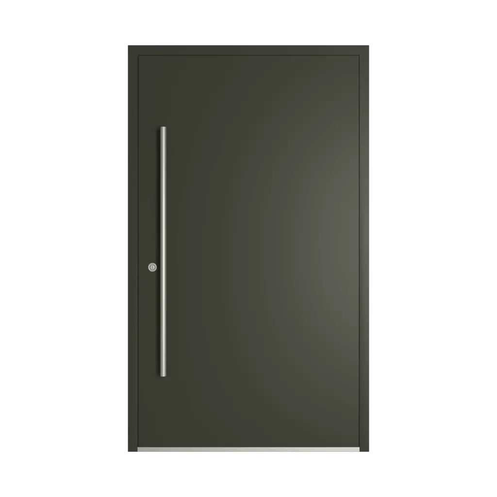 RAL 6008 zielony brązowy produkty drzwi-wejsciowe-aluminiowe    
