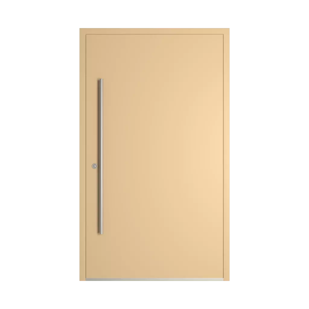 RAL 1014 słomkowo–beżowy drzwi-wejsciowe wypelnienia pvc pelne
