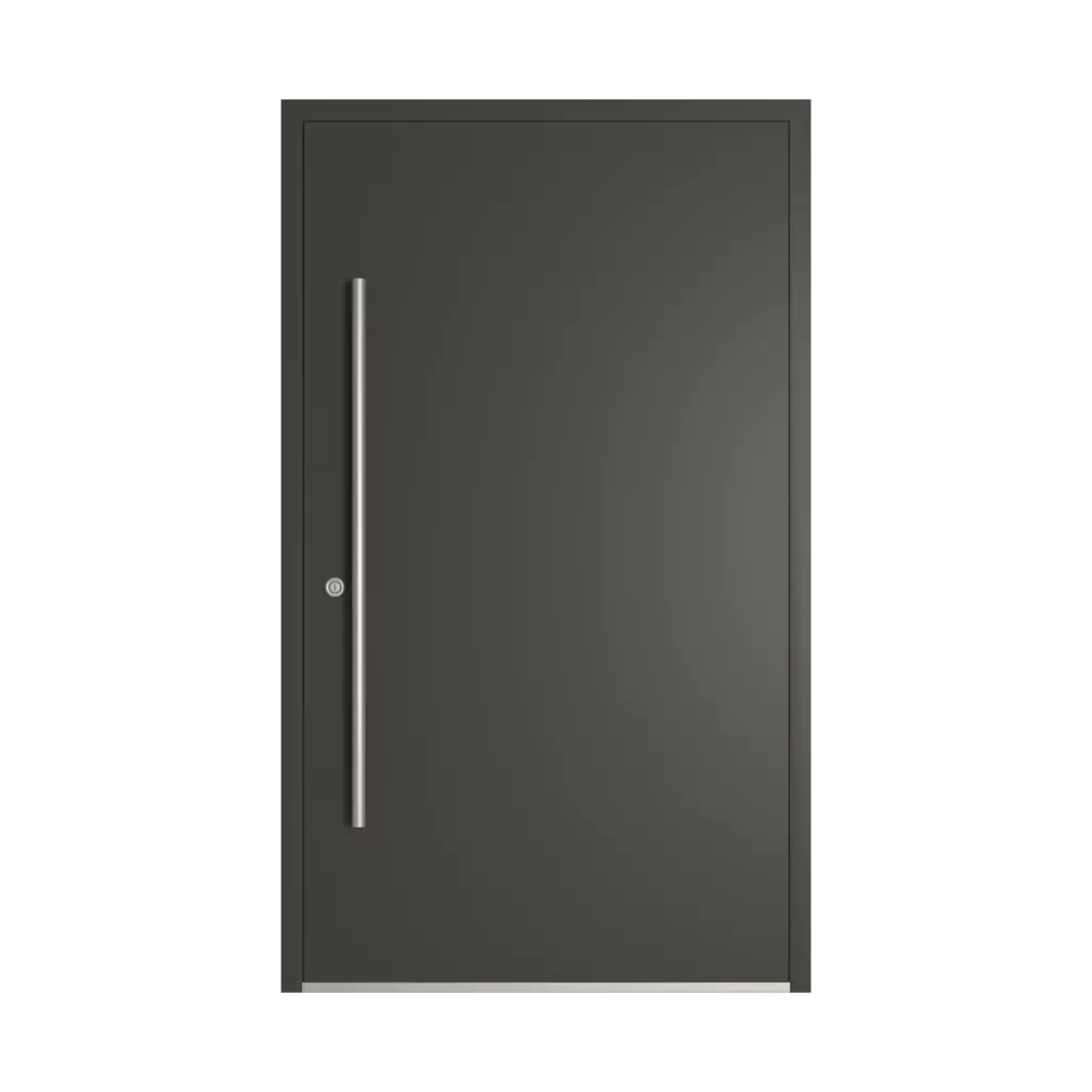 RAL 6015 ciemny oliwkowy drzwi-wejsciowe wypelnienia aluminium pelne