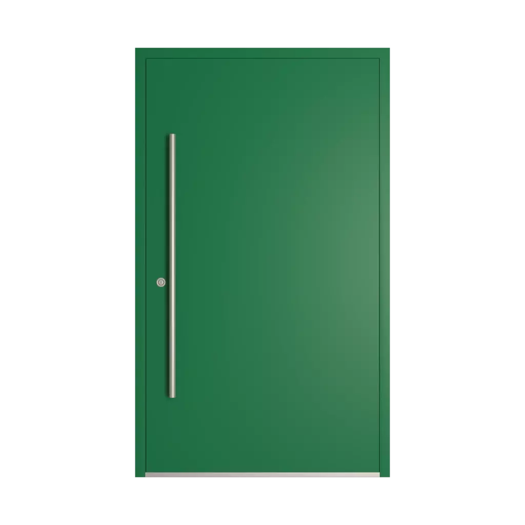 RAL 6029 zielony miętowy drzwi-wejsciowe wypelnienia pvc pelne
