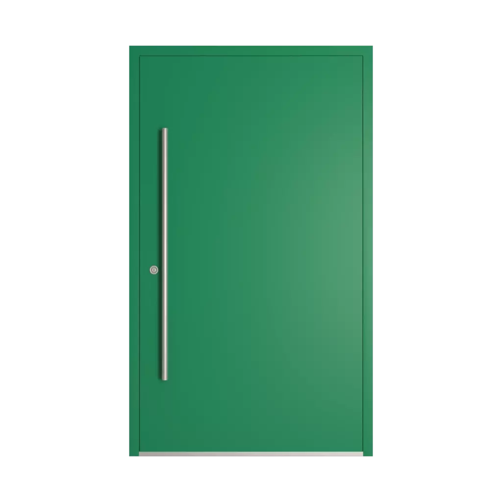 RAL 6032 zielony sygnałowy drzwi-wejsciowe wypelnienia aluminium pelne