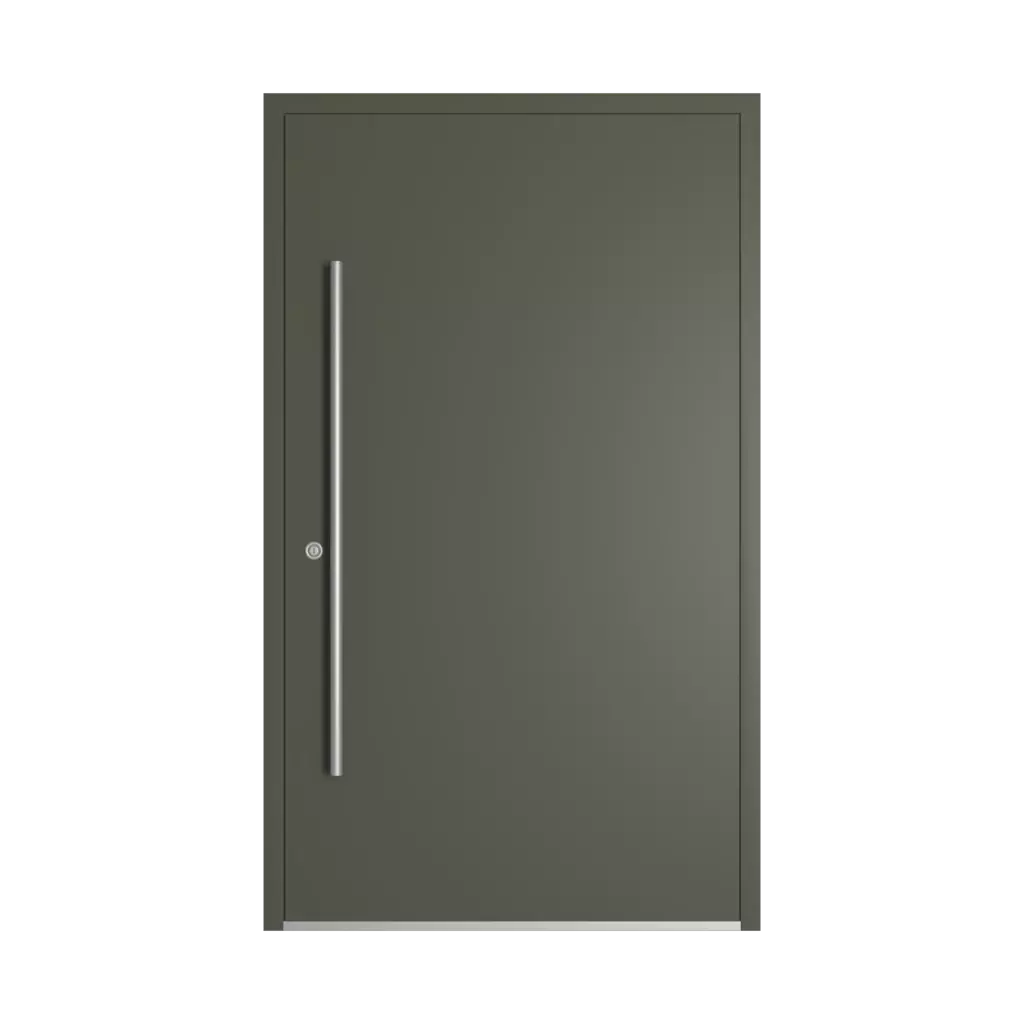 RAL 7013 szary brązowy produkty drzwi-wejsciowe-aluminiowe    