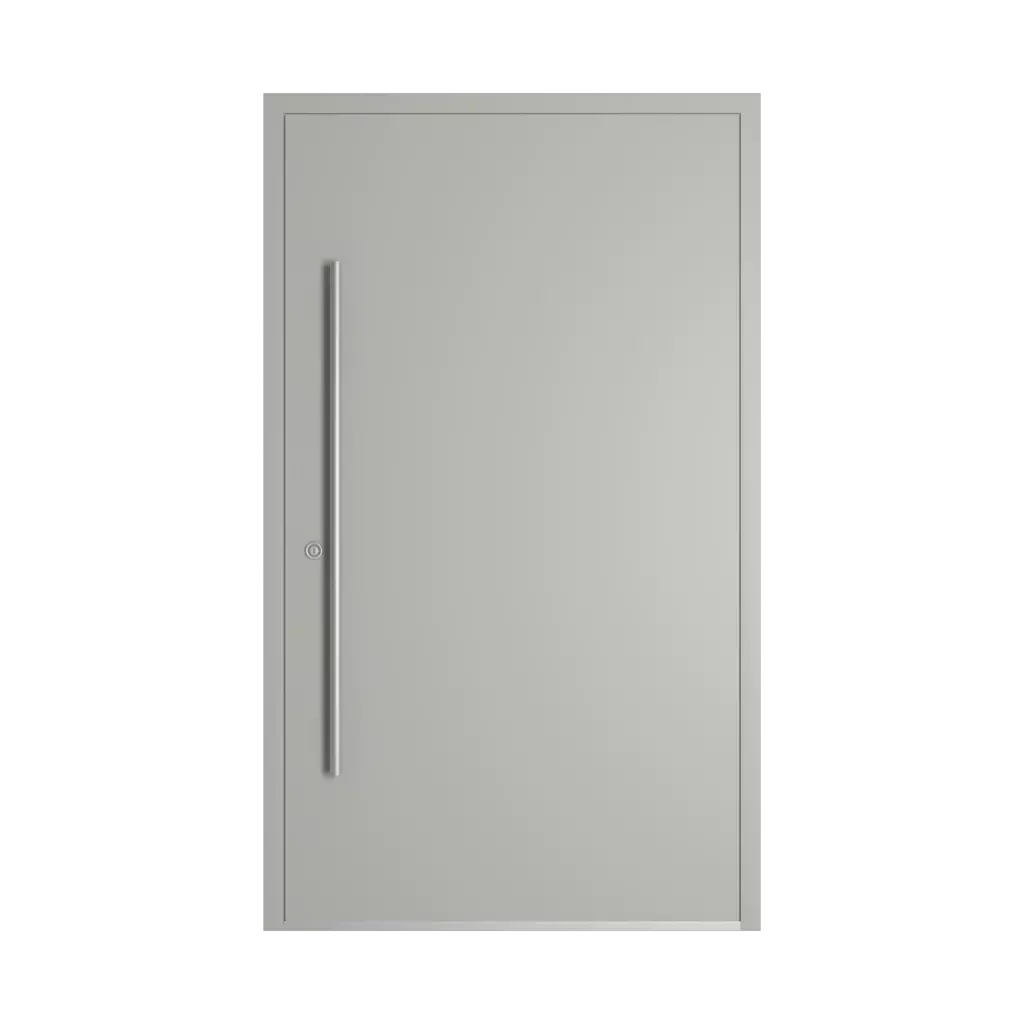 RAL 7038 szary agatowy drzwi-wejsciowe wypelnienia aluminium pelne