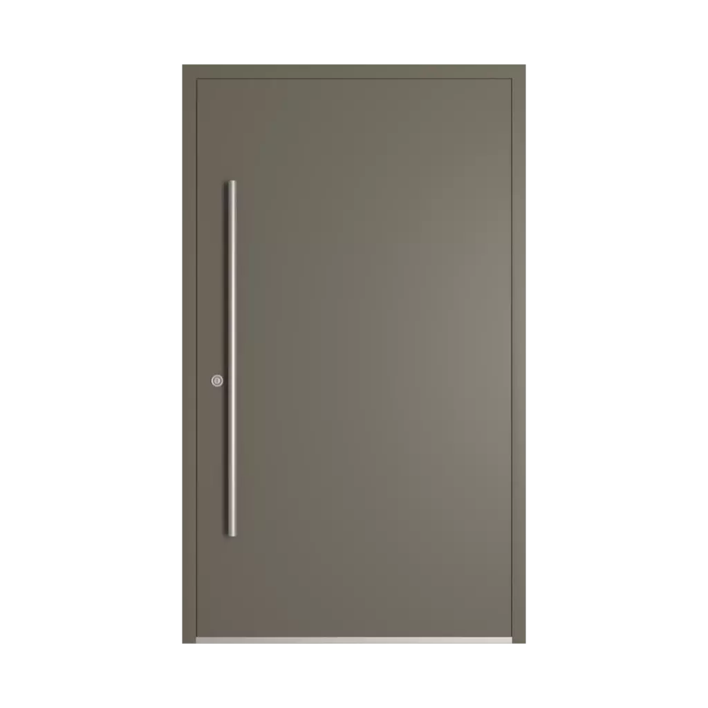 RAL 7039 szary kwarcytowy drzwi-wejsciowe wypelnienia aluminium pelne