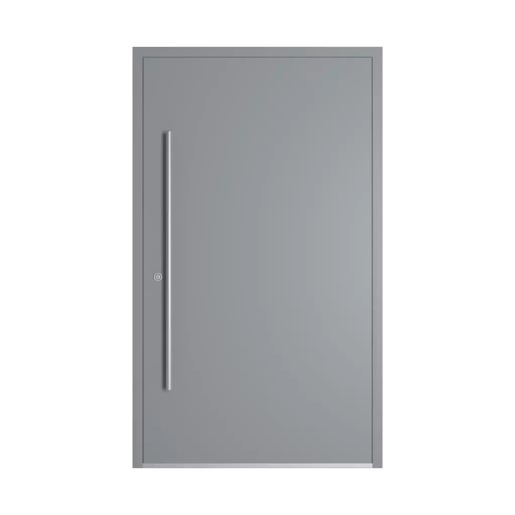 RAL 7045 szary drzwi-wejsciowe wypelnienia aluminium przeszklone