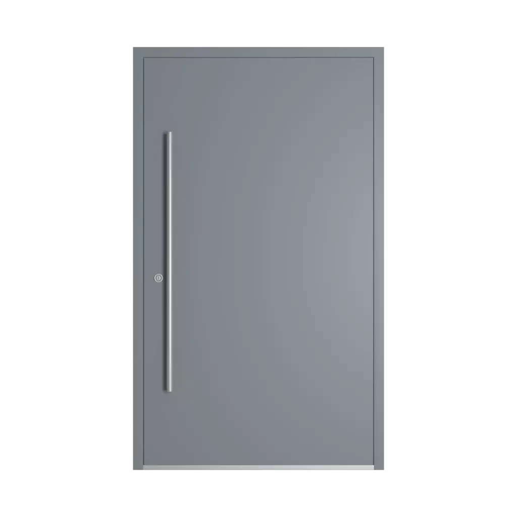 RAL 7046 szary ciemniejszy drzwi-wejsciowe wypelnienia aluminium przeszklone