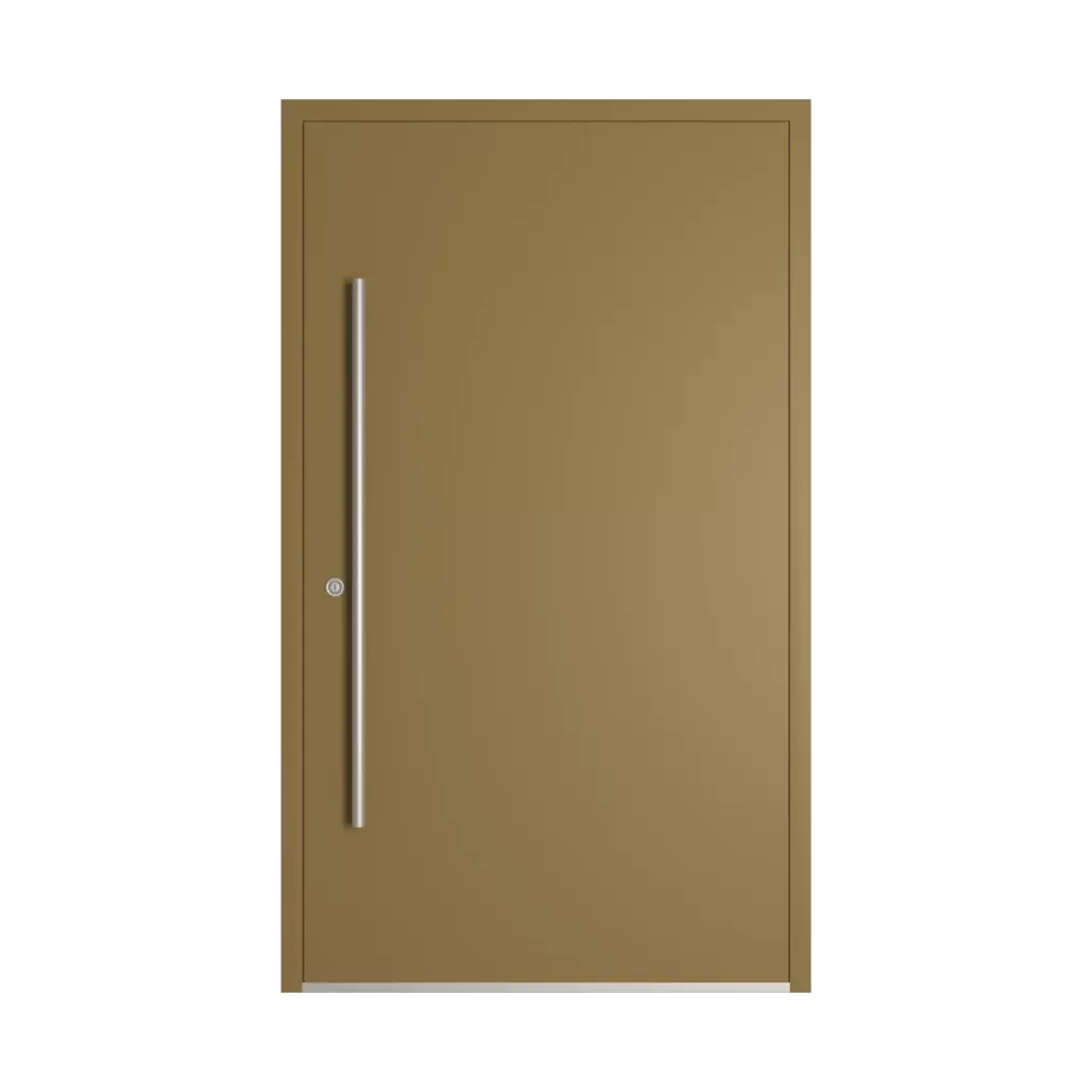 RAL 8000 brązowy zielony produkty drzwi-wejsciowe-aluminiowe    