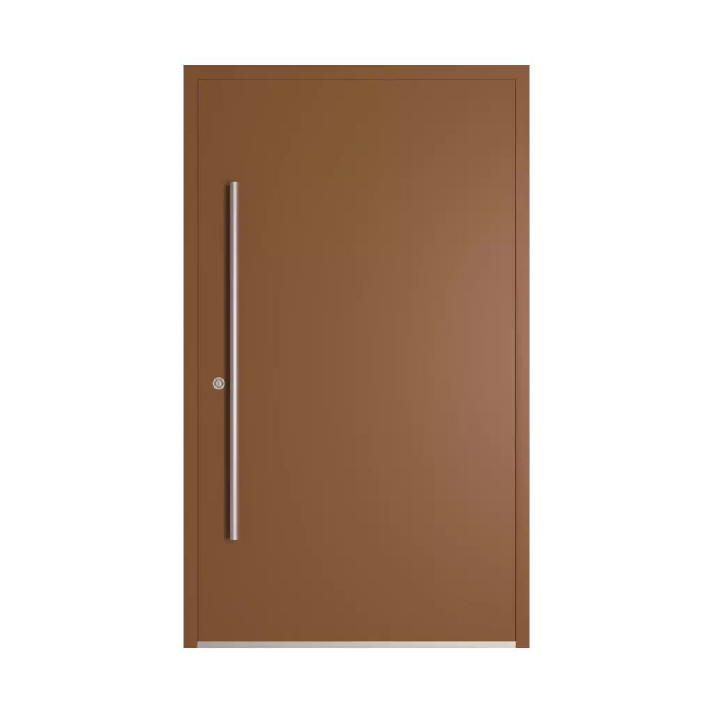 RAL 8003 brązowy miodowy produkty drzwi-wejsciowe-aluminiowe    