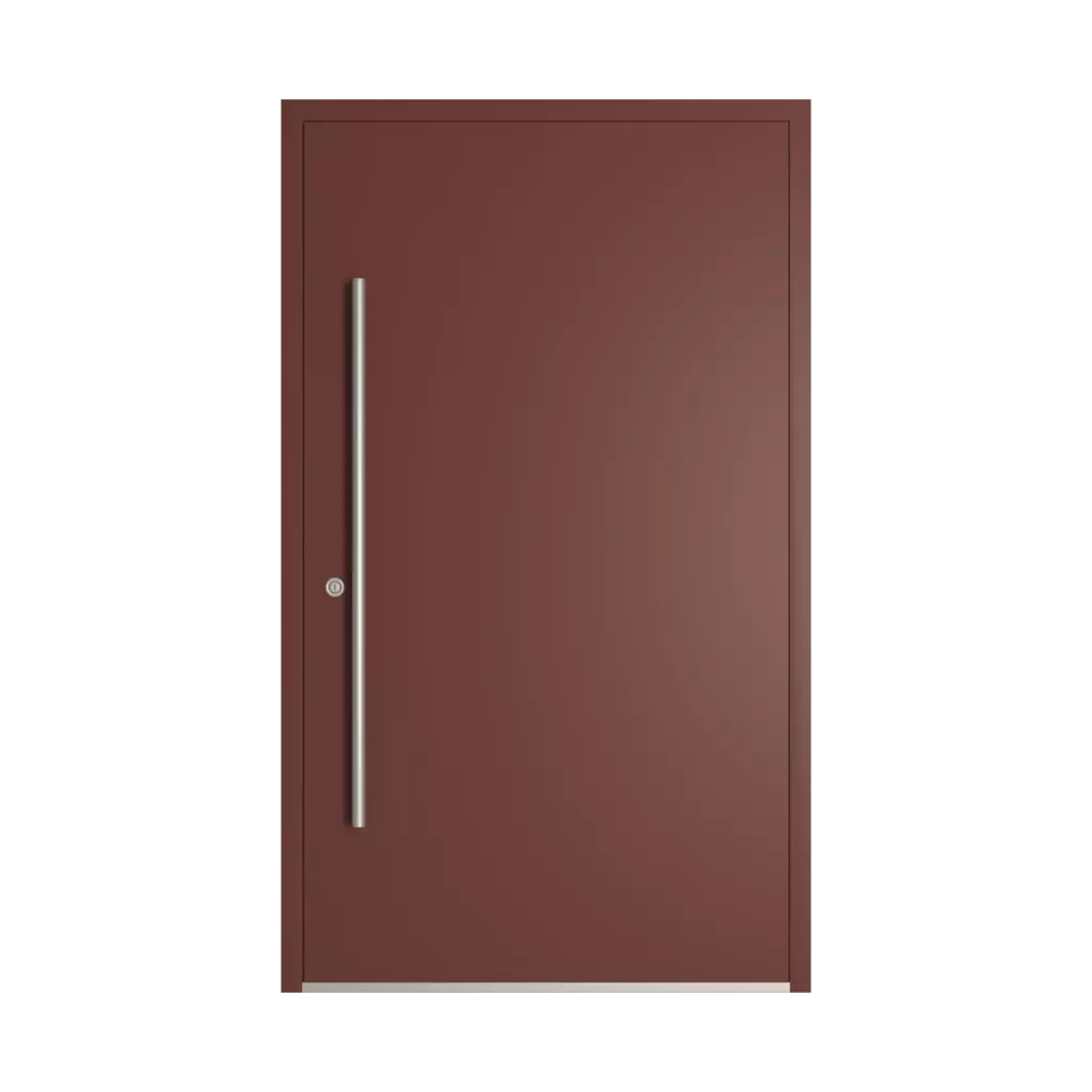 RAL 8012 brązowy czerwony produkty drzwi-wejsciowe-aluminiowe    