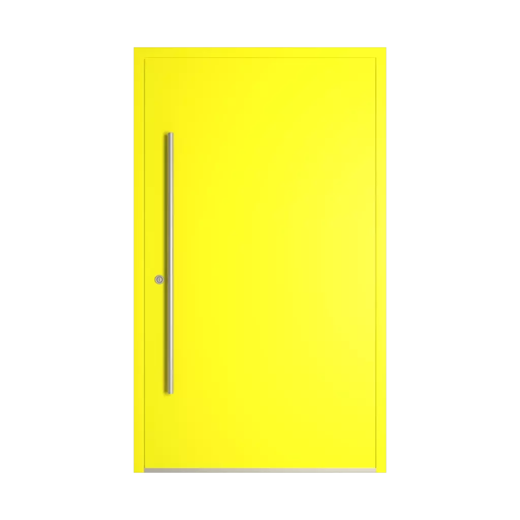 RAL 1026 fluorescencyjny żółty drzwi-wejsciowe modele cdm model-23  