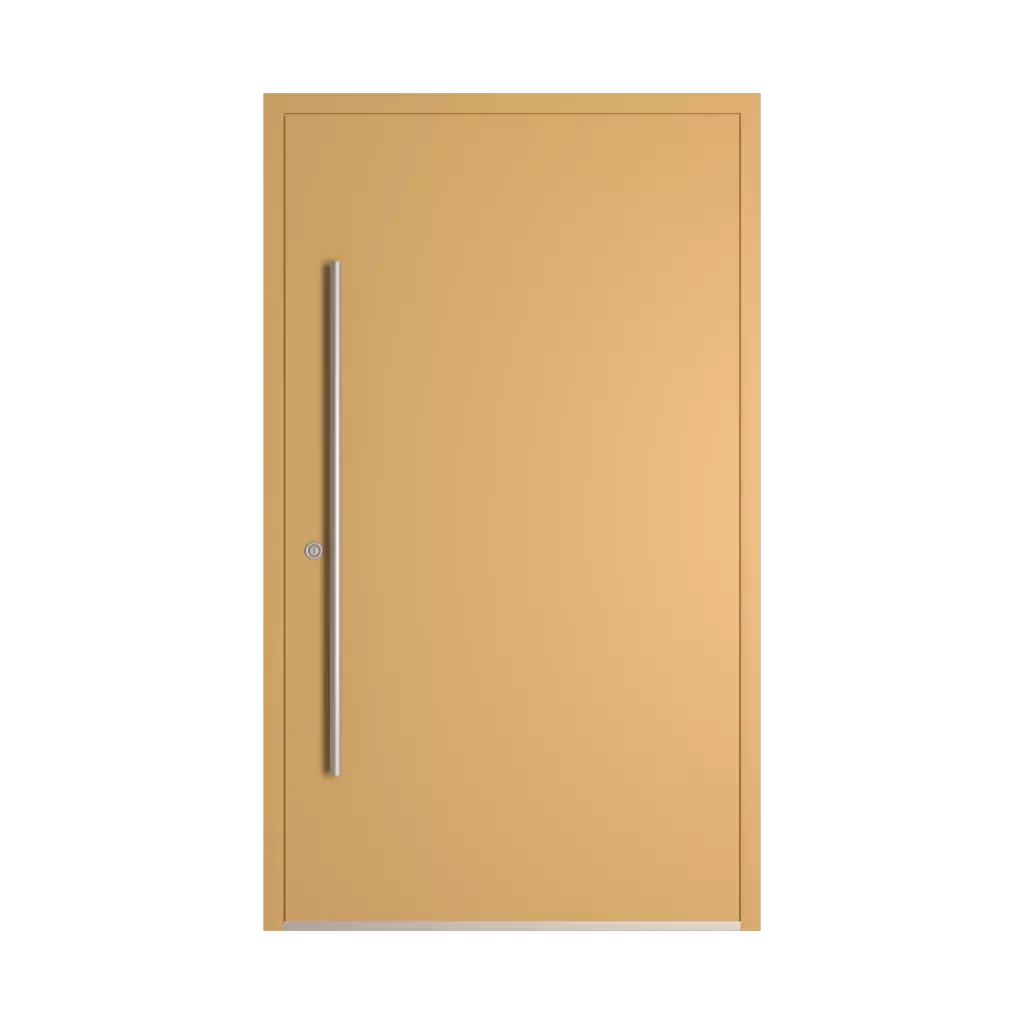 RAL 1002 żółty piaskowy drzwi-wejsciowe wypelnienia aluminium przeszklone