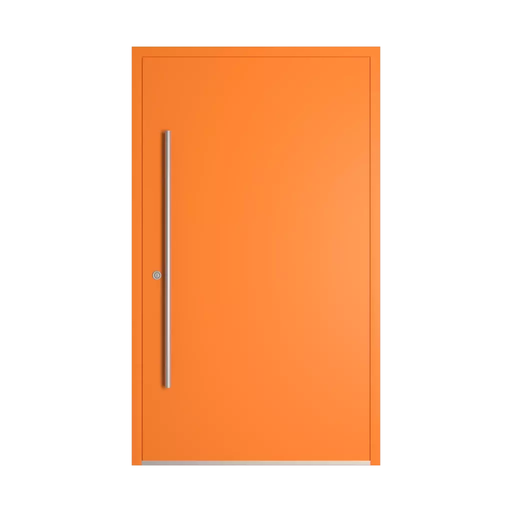 RAL 2003 pomarańczowy średni drzwi-wejsciowe wypelnienia aluminium przeszklone