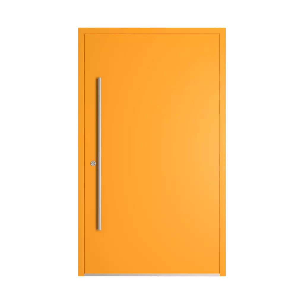 RAL 2007 fluorescencyjny jasny pomarańczowy drzwi-wejsciowe wypelnienia pvc pelne