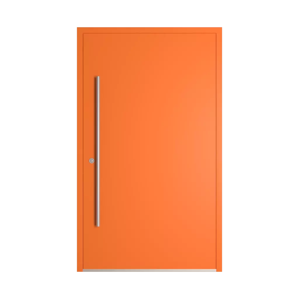RAL 2008 oranż drzwi-wejsciowe wypelnienia aluminium pelne