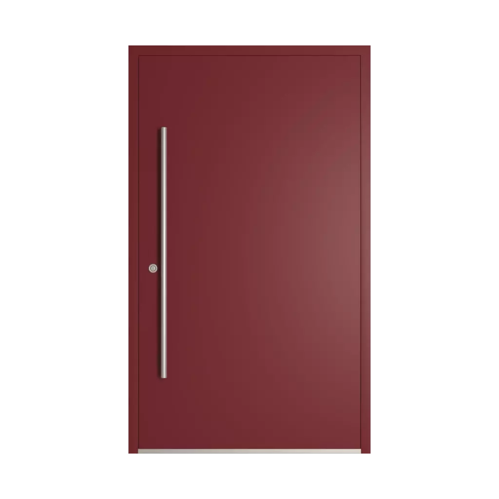 RAL 3004 purpurowy czerwony drzwi-wejsciowe wypelnienia pvc pelne