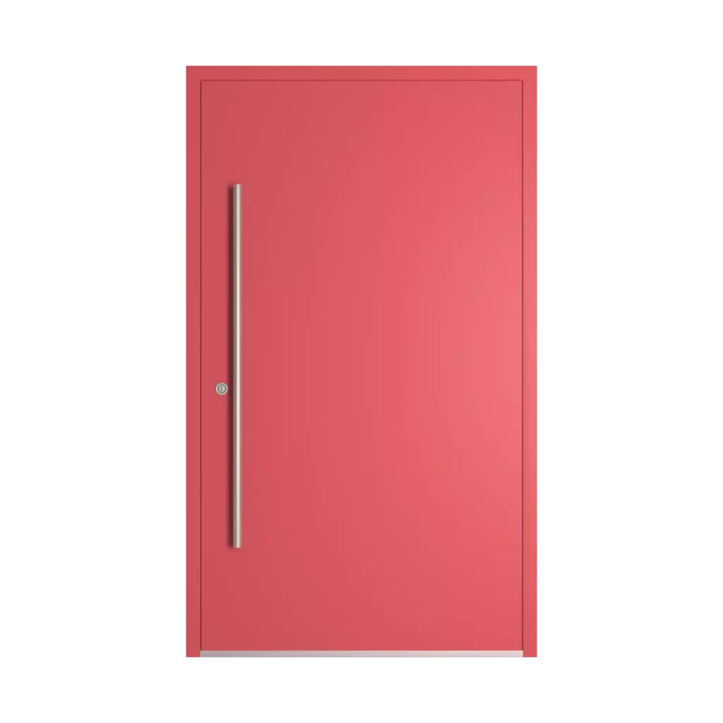RAL 3017 różowy ciemny drzwi-wejsciowe wypelnienia drewno pelne