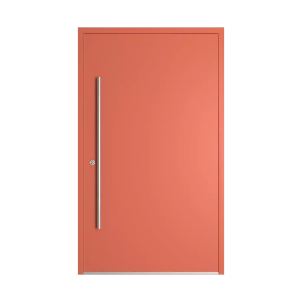 RAL 3022 różowo-brązowy drzwi-wejsciowe wypelnienia drewno pelne