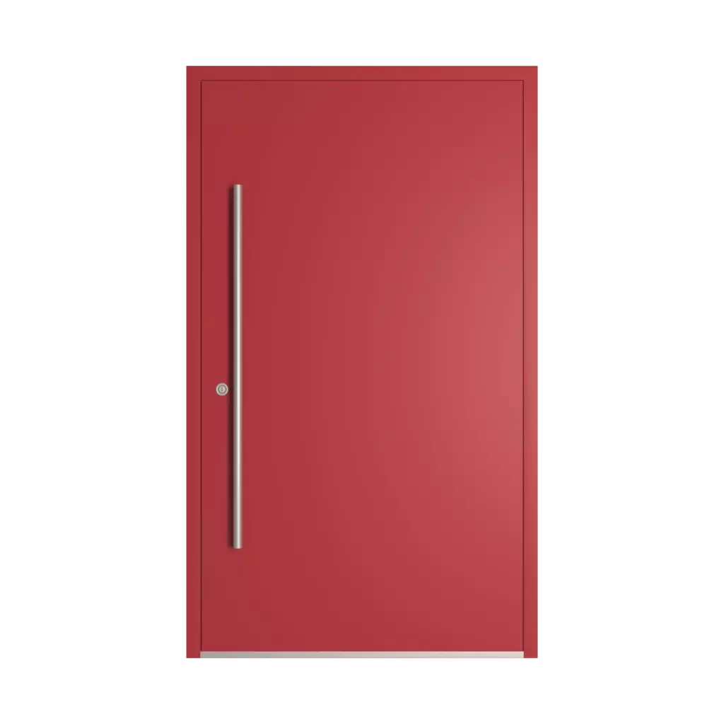 RAL 3031 czerwony ciemny drzwi-wejsciowe wypelnienia aluminium pelne