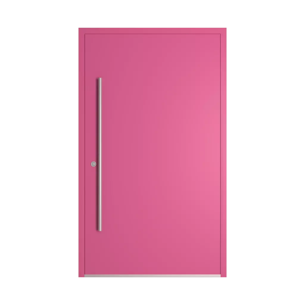 RAL 4003 różowy intensywny drzwi-wejsciowe wypelnienia drewno pelne