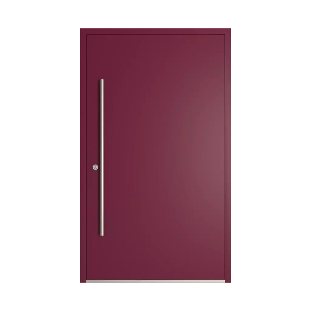 RAL 4004 buraczkowy drzwi-wejsciowe wypelnienia aluminium pelne