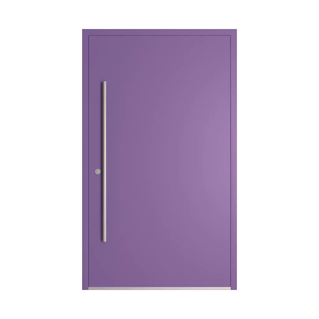 RAL 4005 niebieski liliowy drzwi-wejsciowe wypelnienia aluminium pelne