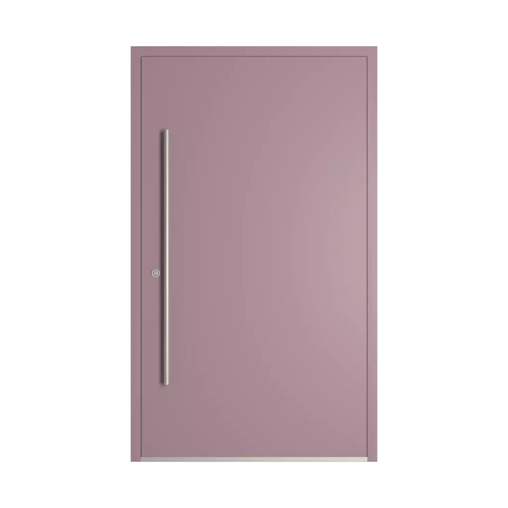 RAL 4009 fioletowy pastelowy drzwi-wejsciowe wypelnienia drewno pelne