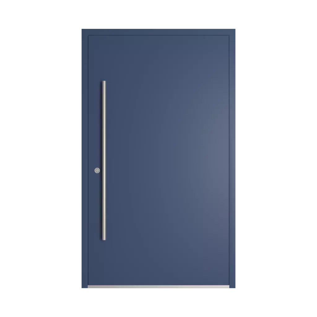RAL 5000 niebieski wrzosowy drzwi-wejsciowe wypelnienia aluminium pelne