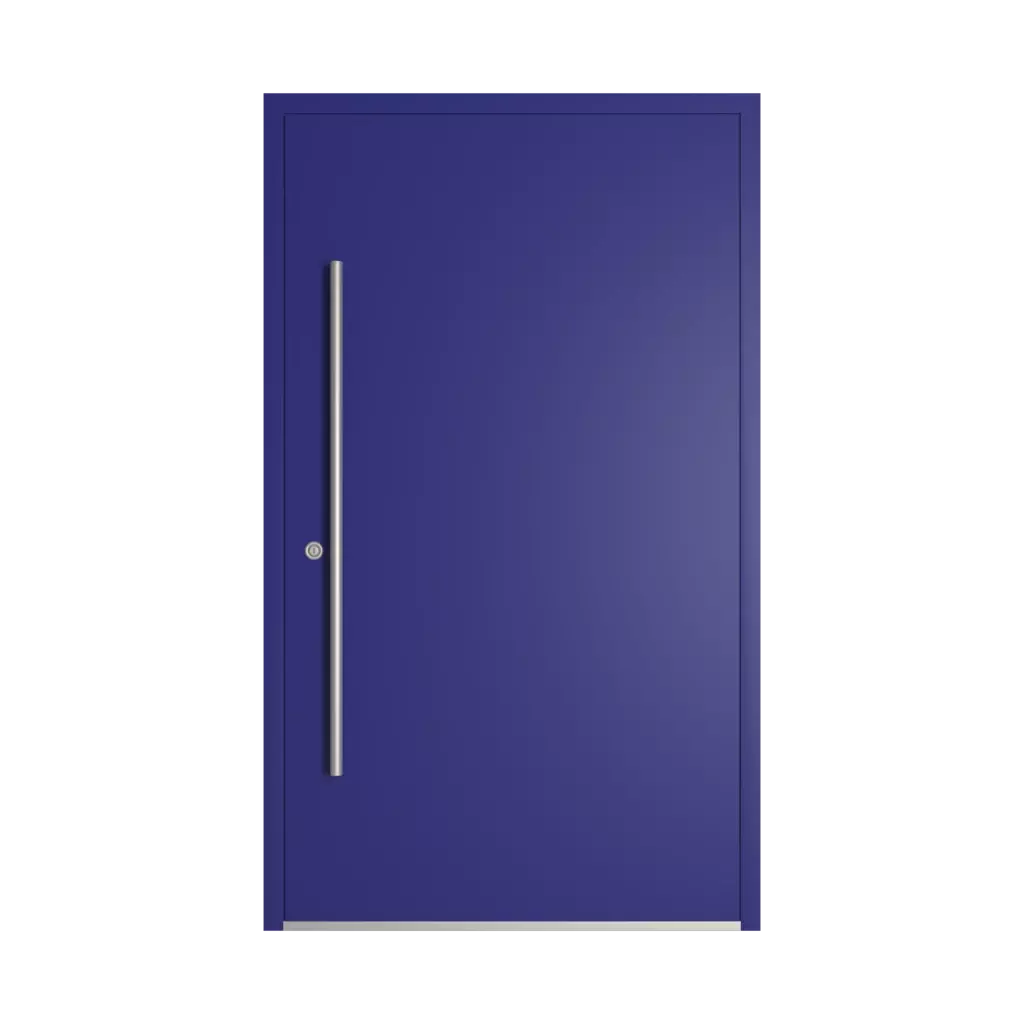 RAL 5002 ultramaryna drzwi-wejsciowe wypelnienia aluminium przeszklone
