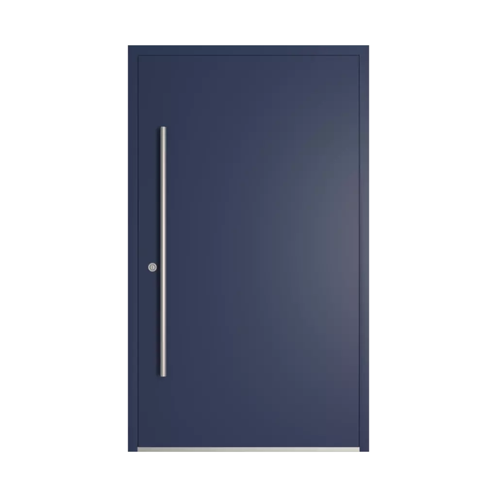 RAL 5003 szafirowy szary drzwi-wejsciowe wypelnienia aluminium przeszklone
