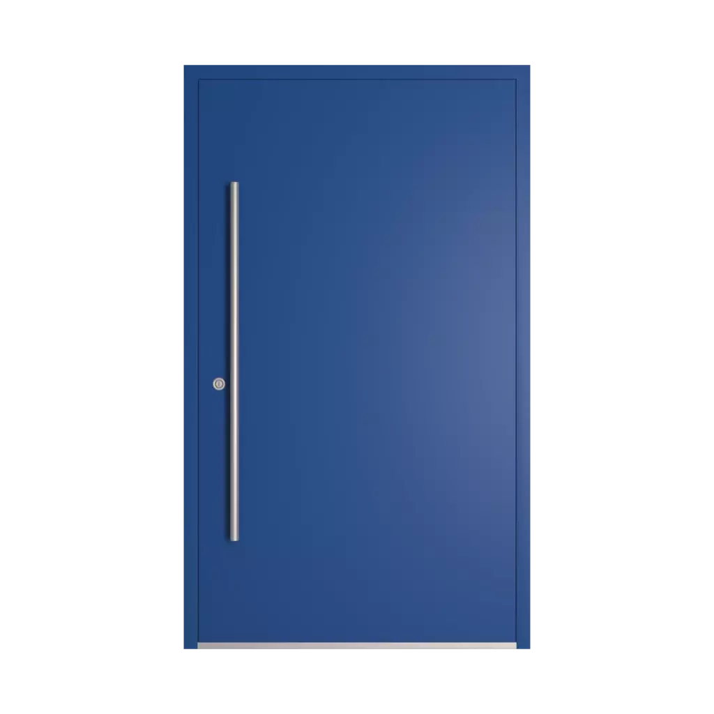 RAL 5005 niebieski sygnałowy drzwi-wejsciowe wypelnienia pvc przeszklone