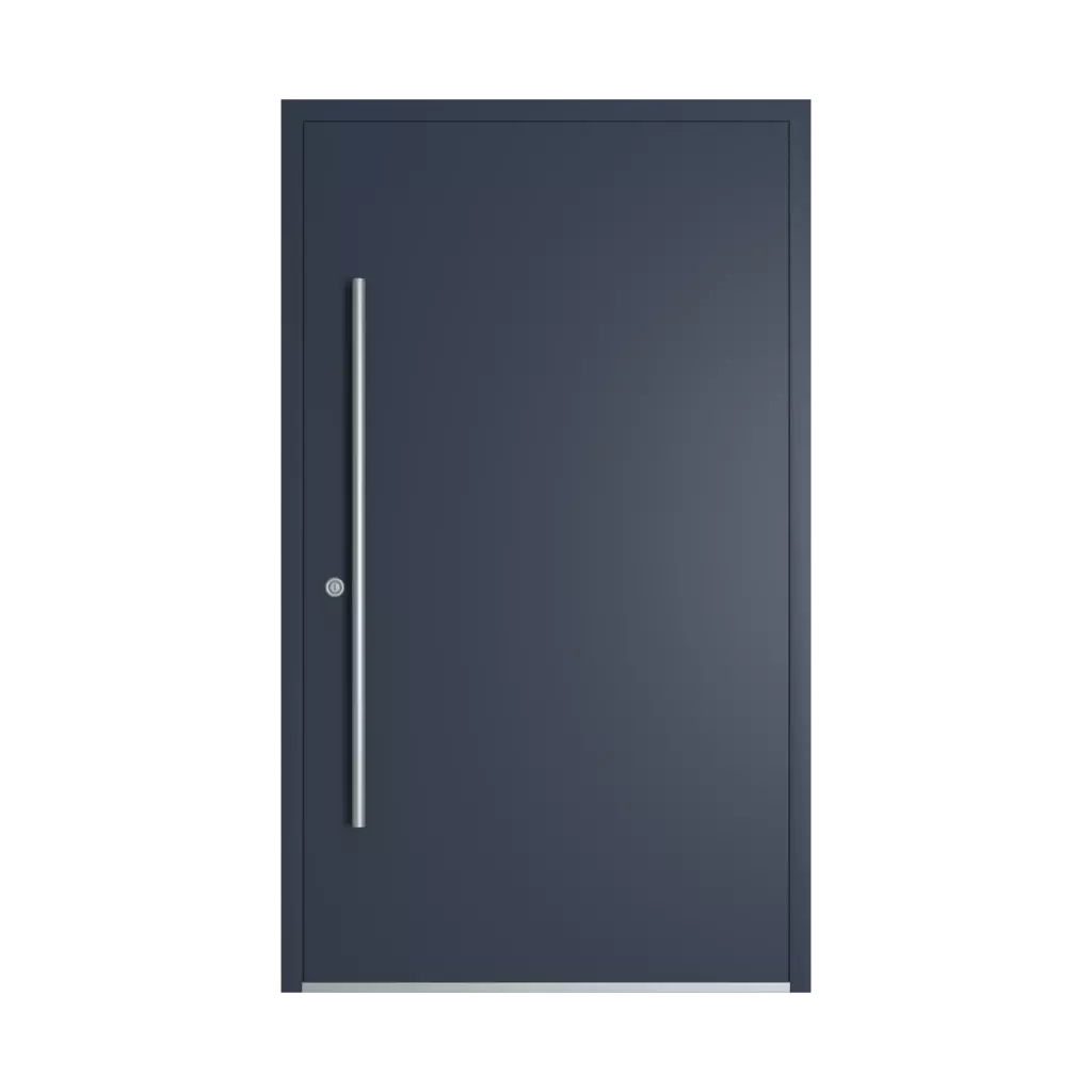RAL 5008 niebieski szary produkty drzwi-wejsciowe-drewniane    