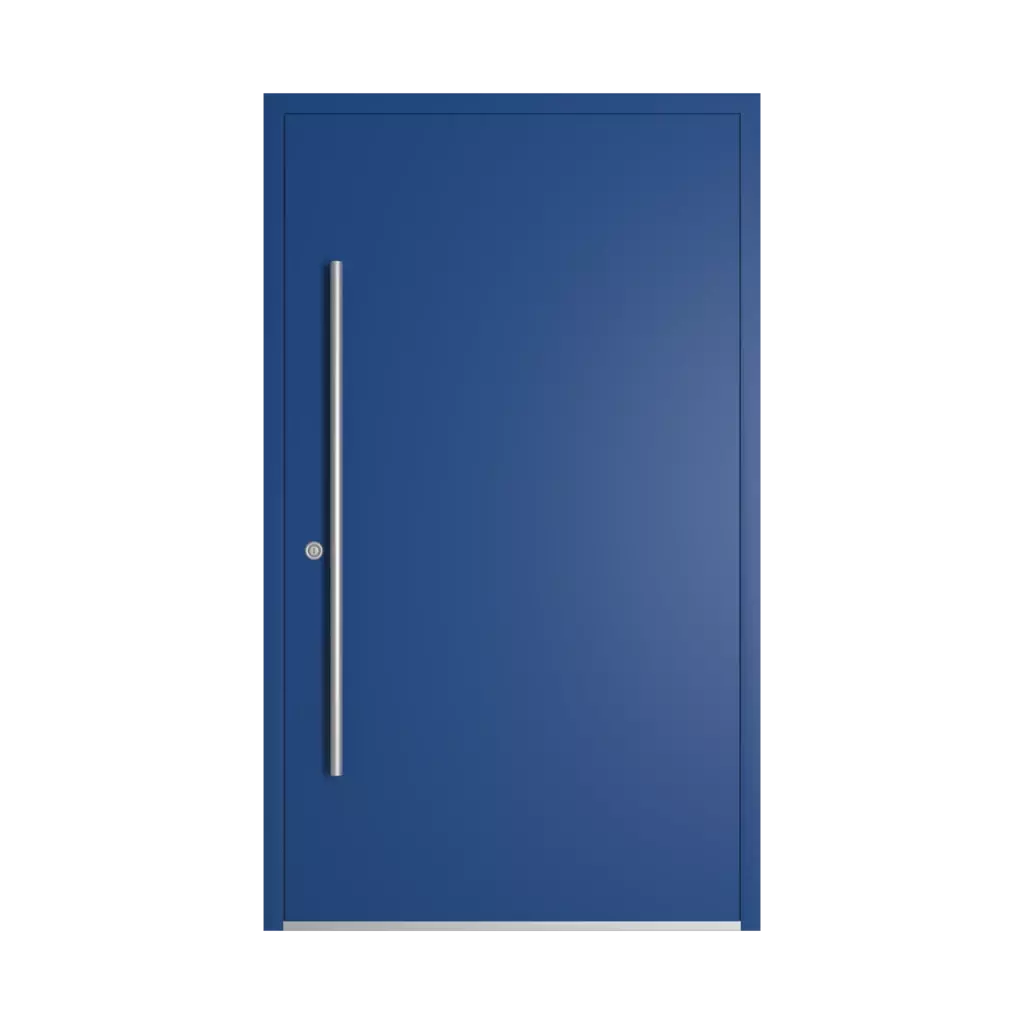 RAL 5010 niebieski goryczkowy drzwi-wejsciowe wypelnienia aluminium przeszklone