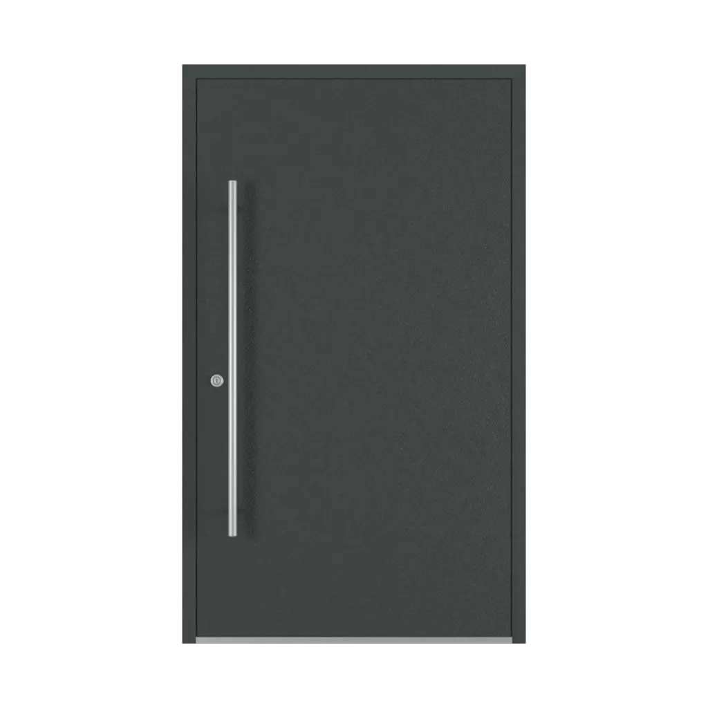 Szary antracytowy piasek ✨ drzwi-wejsciowe modele dindecor ll01  