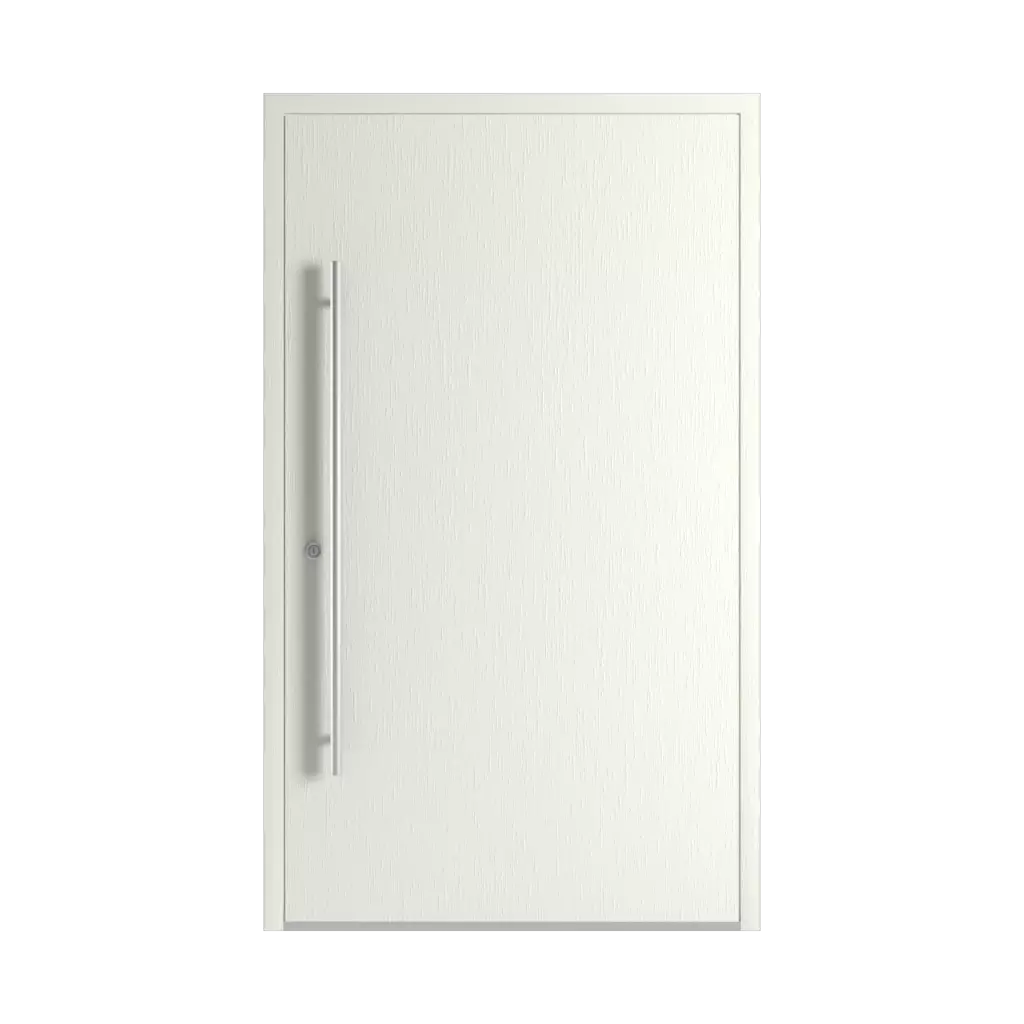 Biały strukturalny drzwi-wejsciowe modele dindecor ll01  