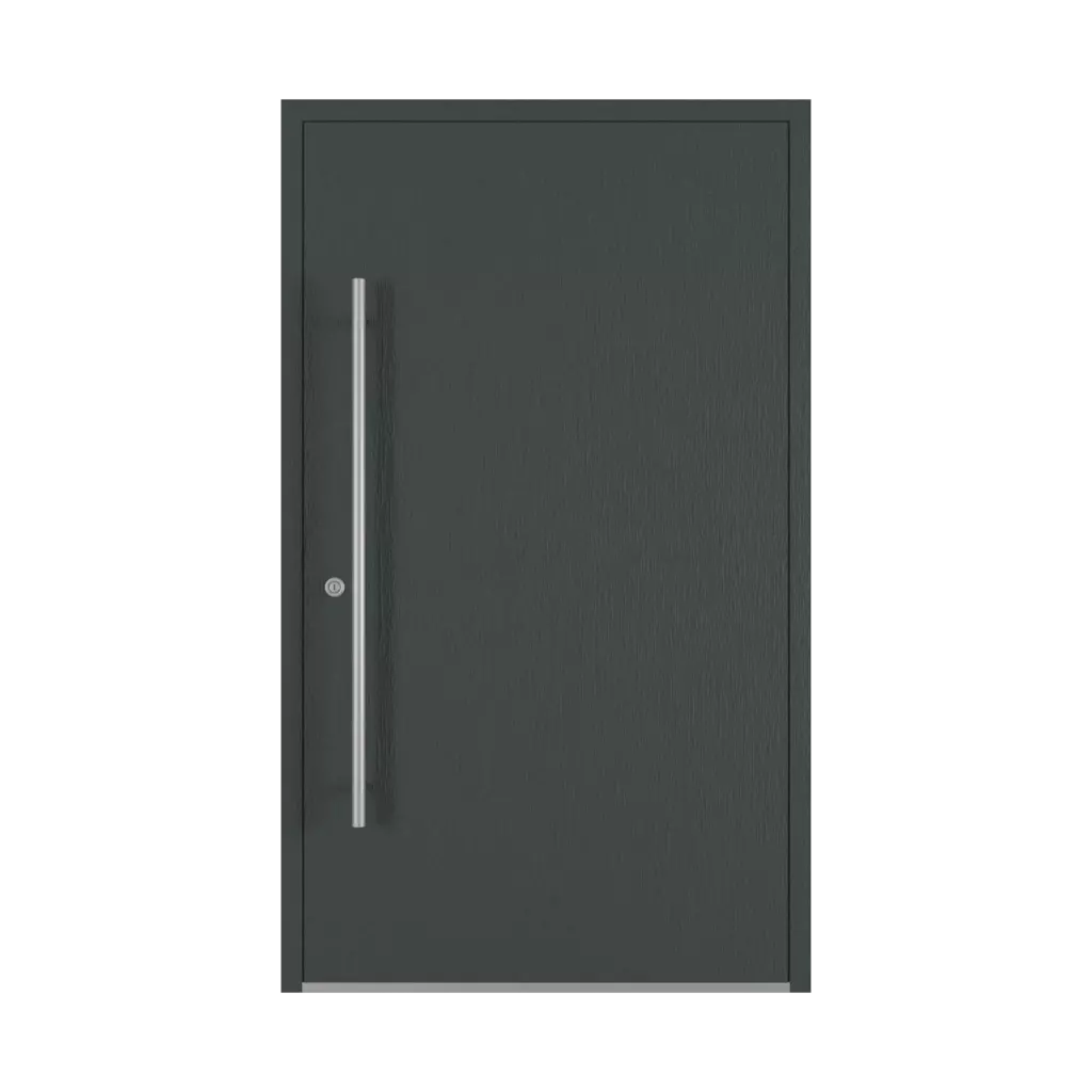 Szary antracytowy ✨ drzwi-wejsciowe modele dindecor model-6129  