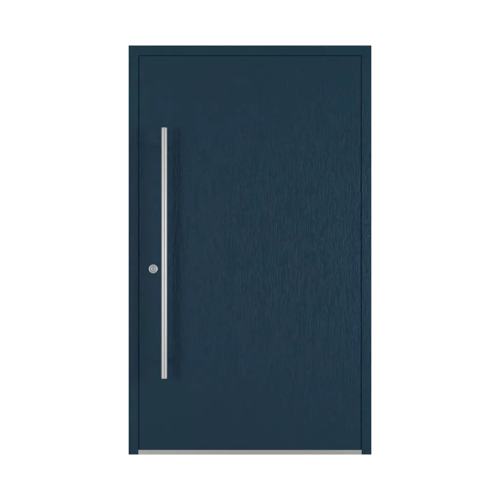 Stalowy niebieski drzwi-wejsciowe modele dindecor sl01  