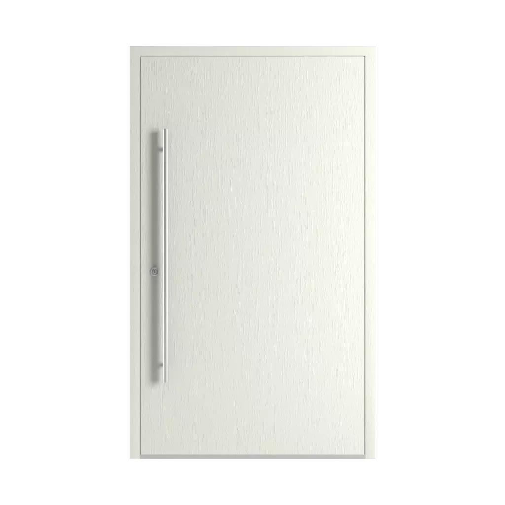 Biały papirusowy drzwi-wejsciowe modele dindecor model-6123  