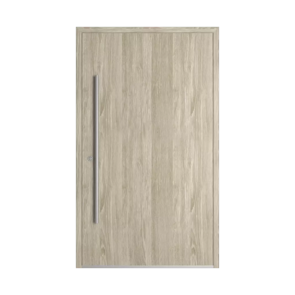 Dąb sheffield jasny ✨ drzwi-wejsciowe modele dindecor sk01-beton  