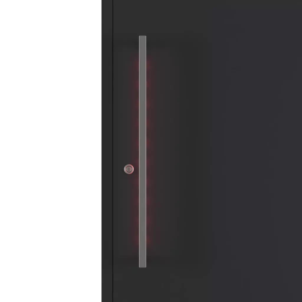 Czerwony drzwi-wejsciowe dodatki-do-drzwi pochwyty elektronika-w-pochwytach 
