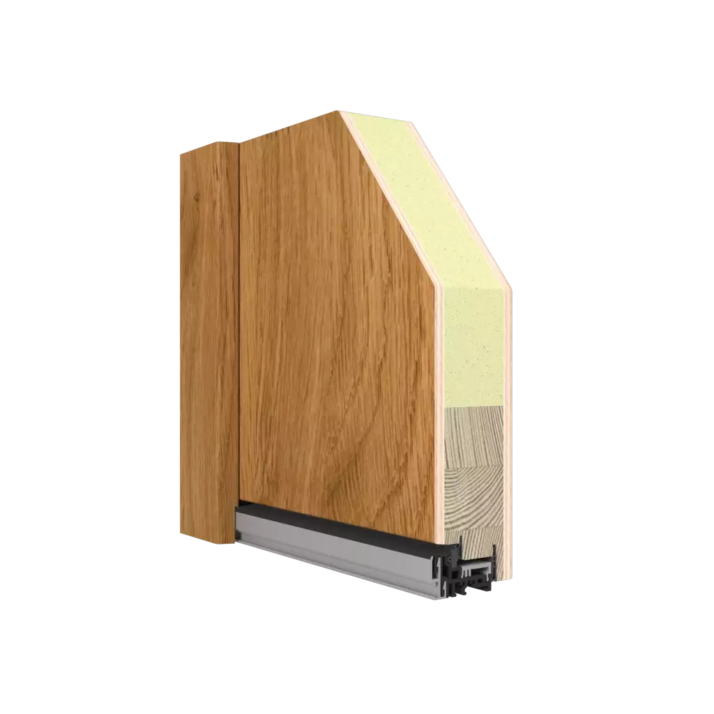 Drewno drzwi-wejsciowe wypelnienia drewno przeszklone