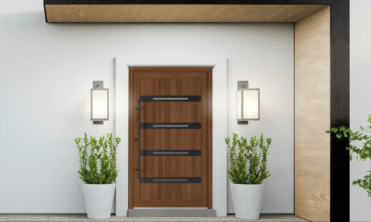 6005 PVC Black drzwi-wejsciowe modele dindecor 6005-pvc-black  