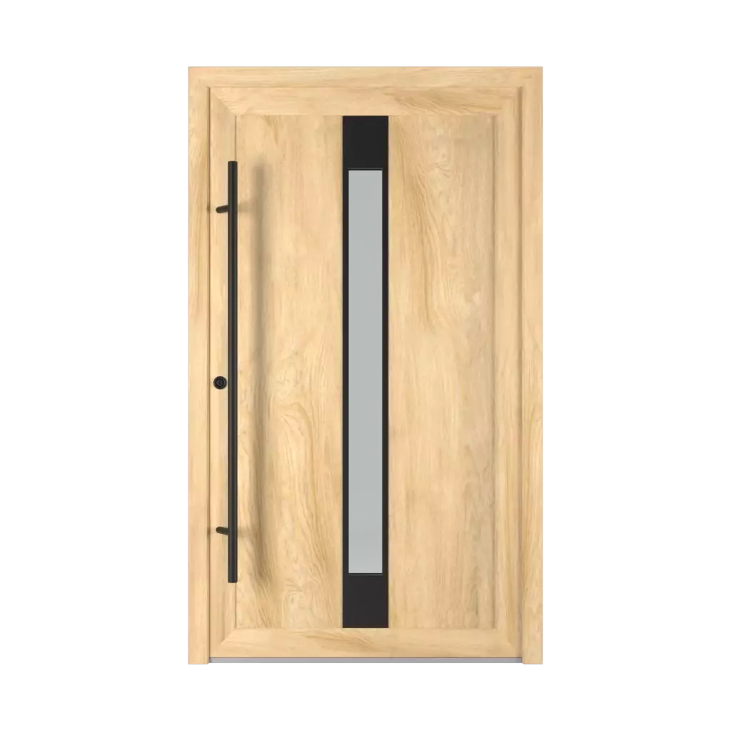 Model 1401 PVC Black produkty drzwi-wejsciowe    
