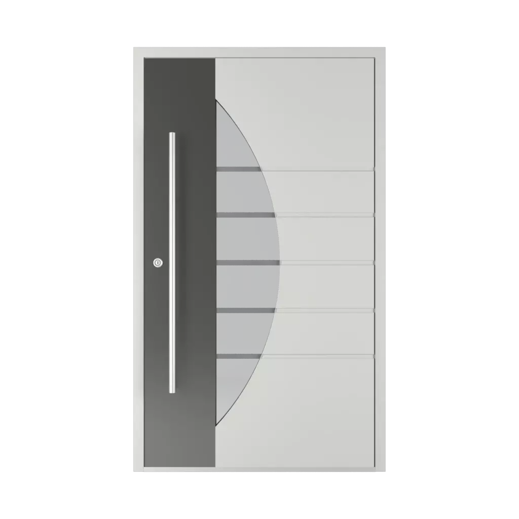 Model 6112 BS drzwi-wejsciowe modele aluminium 