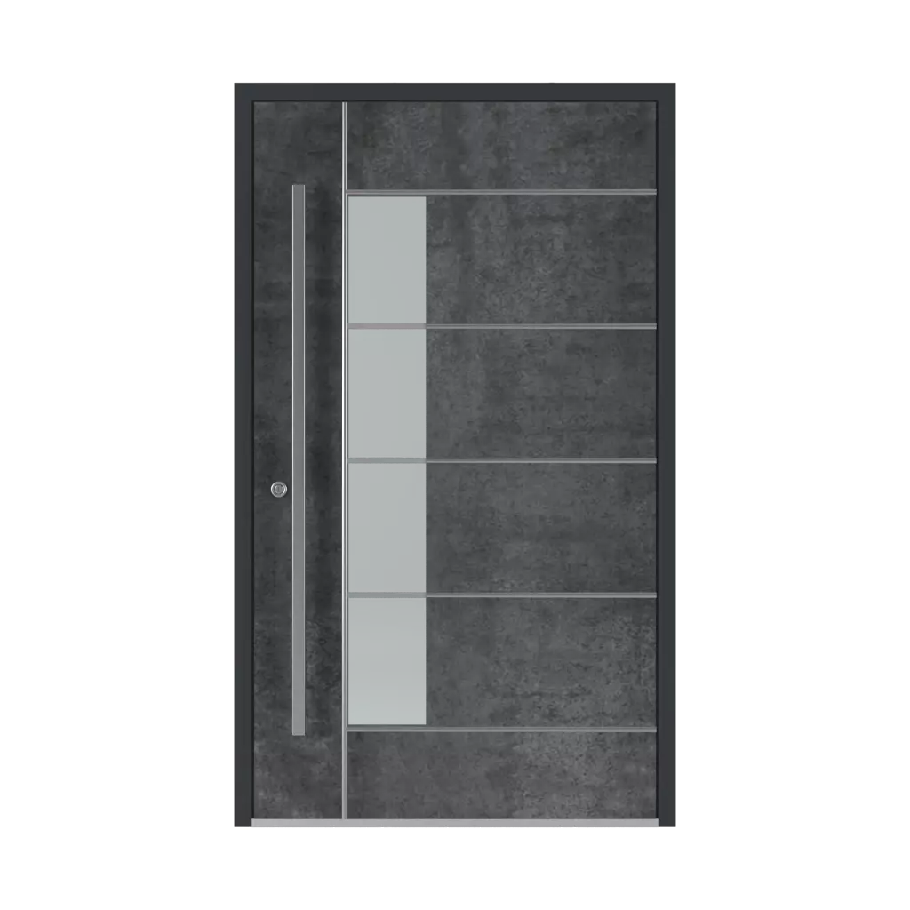 SK04 Grey 🏆 drzwi-wejsciowe modele aluminium 