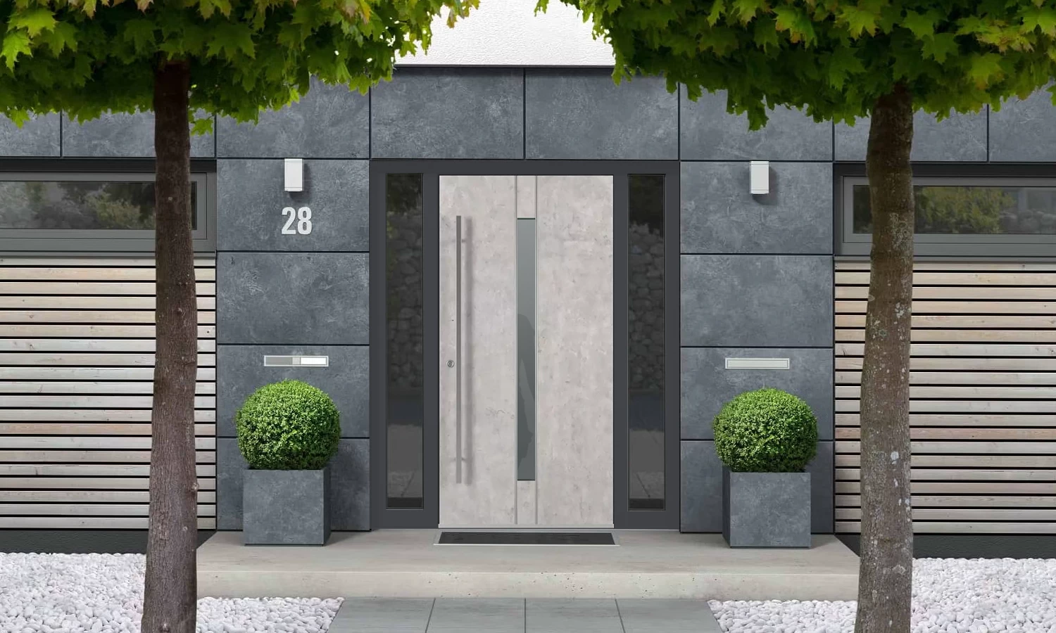 SK05 Beton 🏆 drzwi-wejsciowe modele dindecor sk05-beton  