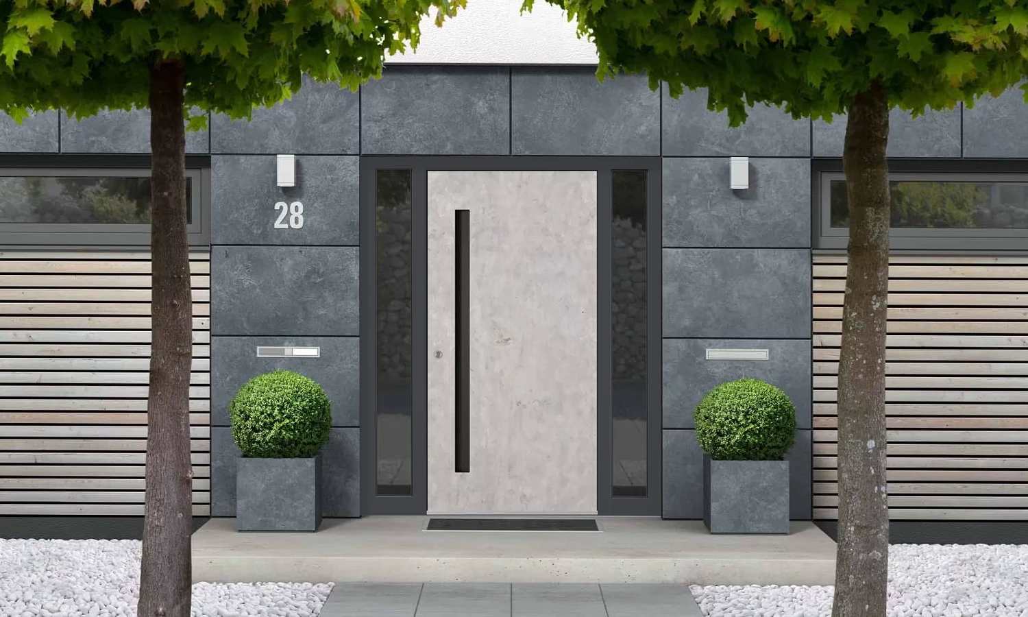 SK06 Beton 🏆 drzwi-wejsciowe modele dindecor sk06-beton  