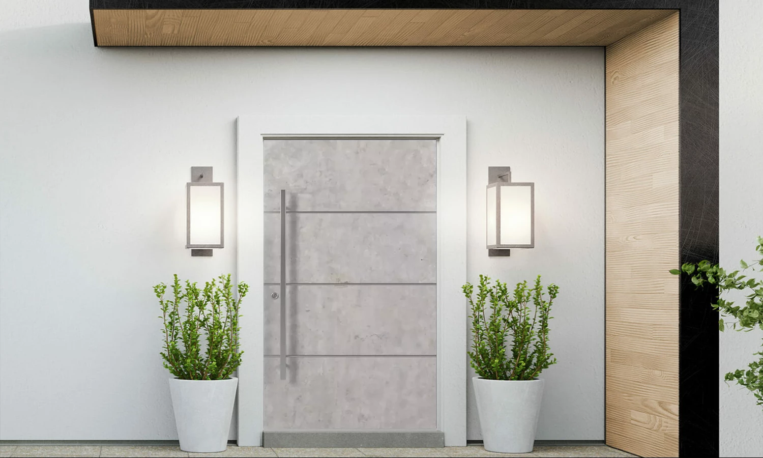 SK03 Beton 🏆 drzwi-wejsciowe modele dindecor sk03-beton  