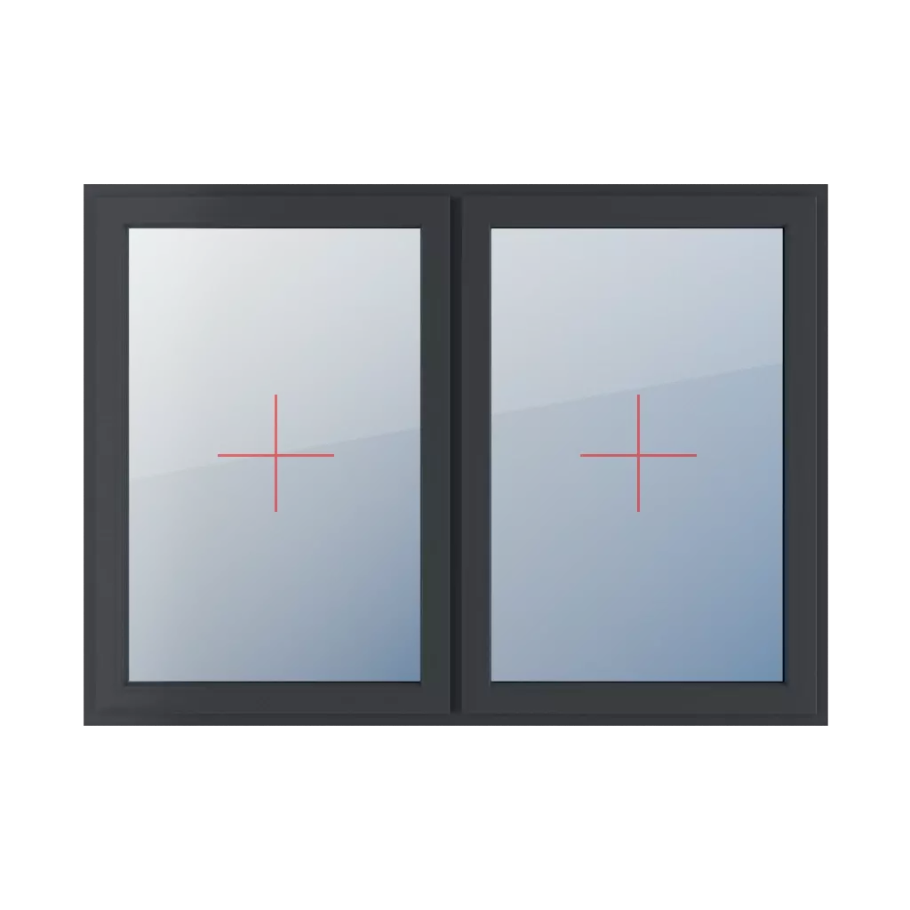 Szklenie stałe w skrzydle okna typy-okien 2-skrzydlowe podzial-symetryczny-poziomy-50-50  