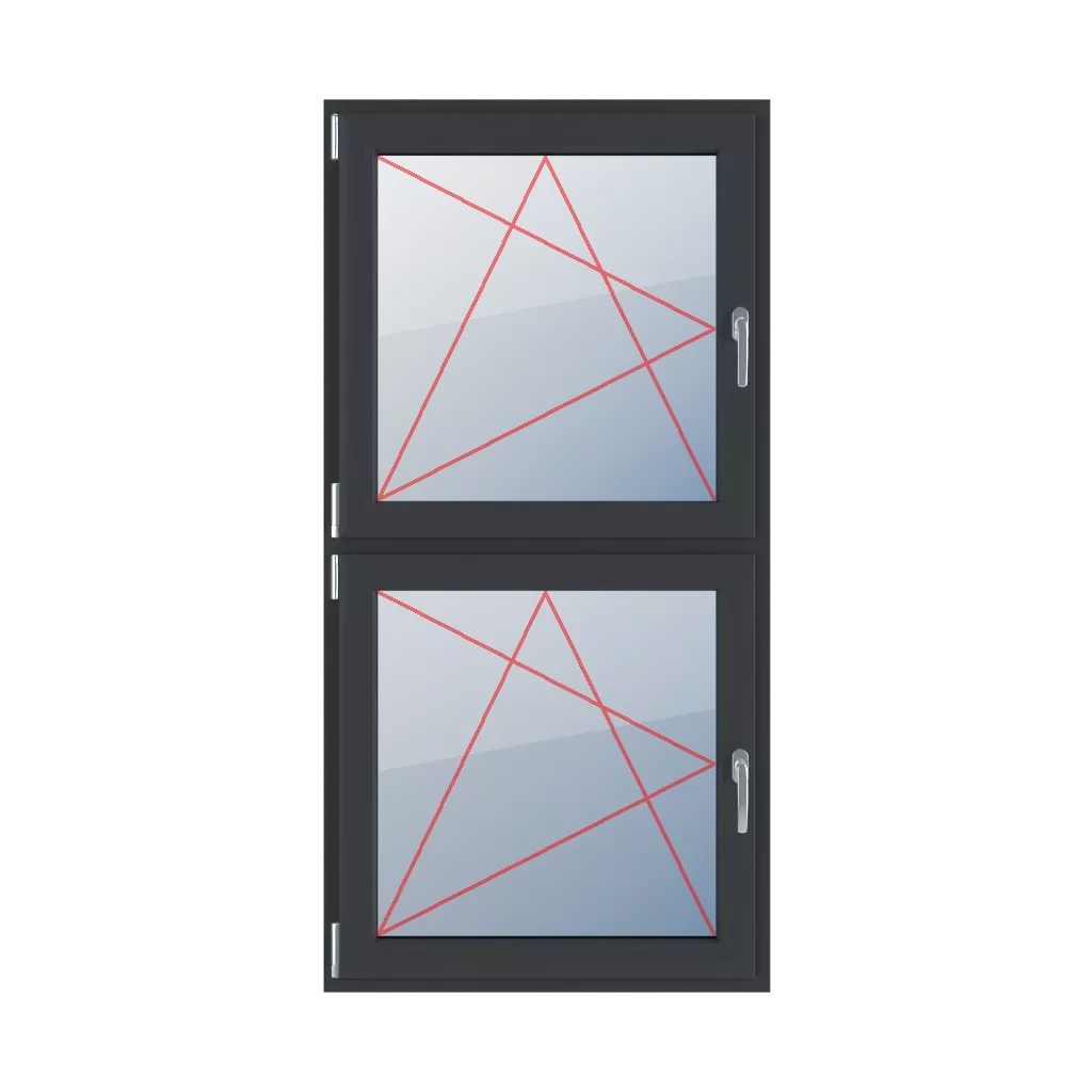Rozwierno-uchylne lewe okna typy-okien 2-skrzydlowe podzial-symetryczny-pionowy-50-50  